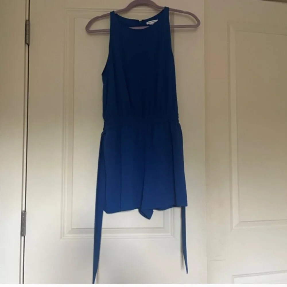 Club Monaco Taye Blue Romper - Picture 2 of 9